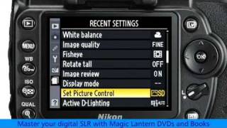 Nikon D90  Menu System Overview [upl. by Demodena]