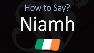 How to Pronounce Niamh CORRECTLY Irish Names Pronunciation [upl. by Dygert]