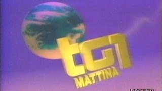 RAI Uno  Sigla TG1 Mattina 1990 [upl. by Idnil]