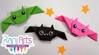 MURCIÉLAGO ORIGAMI  DIY  ORIGAMI BAT [upl. by Sadye]