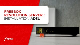 Freebox Revolution  installation du boîtier Server en ADSL [upl. by Seel265]