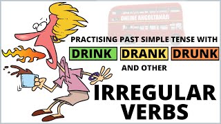 English irregular verbs  practise 120 irregular verbs in Past Simple with sentences and pictures [upl. by Errot]