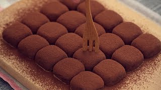 Condensed Milk Chocolate Truffles Easy Recipe 2 Ingredients [upl. by Ronyar452]