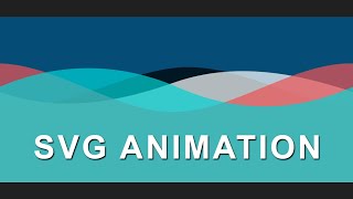 Create wave Animation using SVG and CSS  Pure SVG Path Wave Animation [upl. by Zarah]