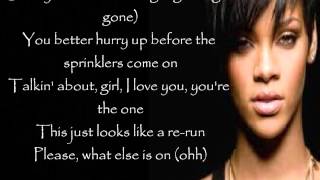 Rihanna  Take A Bow Lyrics [upl. by Akihsar]