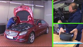 MercedesBenz  How to Remove and Install Steering Wheel Airbag Unit  X218 W218 [upl. by Verner]