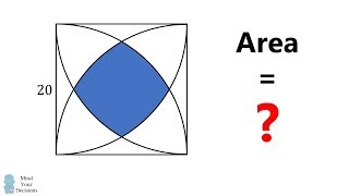 What Is The Area HARD Geometry Problem [upl. by Ennelram]