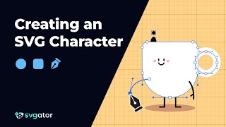 Create SVG Character from Scratch  SVGator [upl. by Barlow]