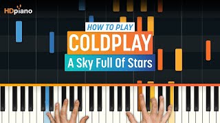 How to Play quotA Sky Full of Starsquot by Coldplay  HDpiano Part 1 Piano Tutorial [upl. by Arinay]