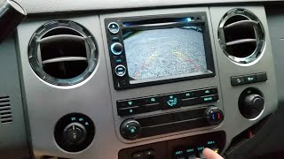 2011  2016 Ford F250 Super Duty Android Navigation and Tailgate Backup Camera System Installation [upl. by Bilski]