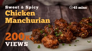 Chicken Manchurian Recipe  Easy Chinese Chicken Manchurian Dry  Cookd [upl. by Raffaello]