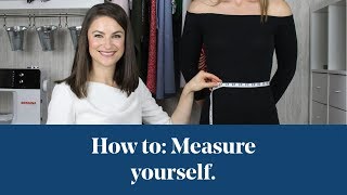 How To Measure Bust Waist Hip [upl. by Alla]