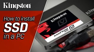 How to Install SSD in PC  Kingston Technology [upl. by Adirehs]