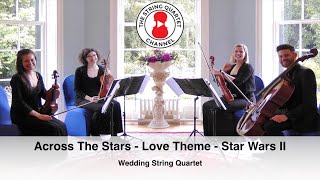 Across The Stars  Love Theme Star Wars II Wedding String Quartet [upl. by Culbertson]