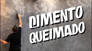 CIMENTO QUEIMADO por 30R  BARATO FÁCIL E PERFEITO  DIY [upl. by Godbeare791]