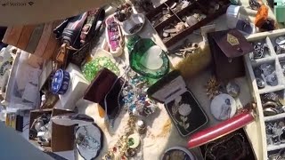 Flea market Jewelry jewelry amp more jewelry Lots of sterling [upl. by Standing]