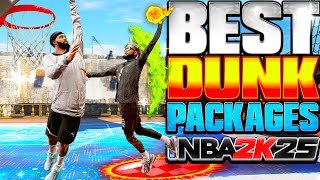 Nba2k25 Best Dunk packages plus meter dunk exploit [upl. by Yerhpmuh199]