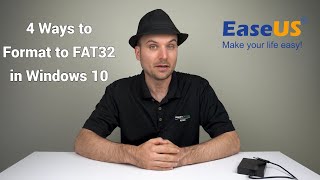 How to Format to FAT32 in Windows 10 [upl. by Noella290]