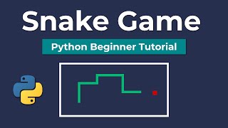 Snake Game In Python  Python Beginner Tutorial [upl. by Elyk]