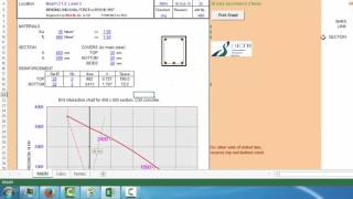 Column Section Design Using Excel SpreadSheet [upl. by Nosreip]