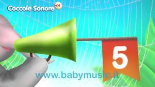 Lelefante si dondolava Canzoni per bambini di Coccole Sonore 360p [upl. by Laen]