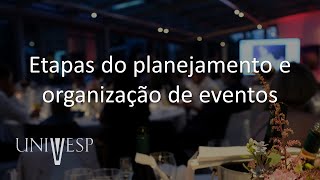 Eventos Cerimonial e Protocolo  Etapas do planejamento e organização de eventos [upl. by Ainolloppa640]