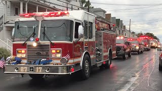 Coaldale Fire Co Lights amp Sirens Parade and Tower 4024 Housing [upl. by Sonny]