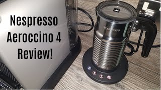 Nespresso Aeroccino 4 Milk Frother Review  Worth upgrading from the Aeroccino 3 [upl. by Erda]