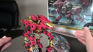 Zoids Kotobukiya HMM Empire Liger Zero Model Kit Review [upl. by Eelrihs]