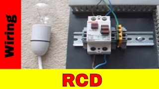 How To Wire Residual Current Device RCD [upl. by Hctim]