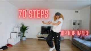 HIPHOP DANCE STEPS  SOCIAL DANCES BASICS TRENDS FOUNDATIONS  70 STEPS [upl. by Evoy]