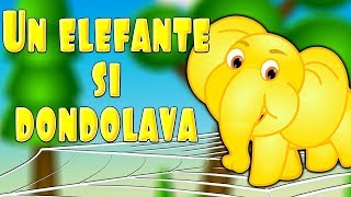 Un elefante si dondolava  15 min canzone per bambini [upl. by Znieh]