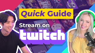 How to STREAM ON TWITCH  Live Streaming Beginners Guide [upl. by Avilla]