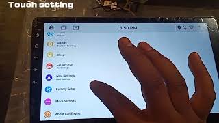 car Android all settings tutorial logo canbus  touch  resat [upl. by Imojean647]