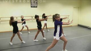 How to Combine Cheerleading Dance Moves [upl. by Htelimay]