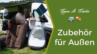 Wohnmobil Zubehör Tipps für den Außenbereich von fan4van [upl. by Azrim]