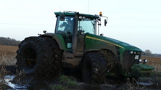 Best Of John Deere 8530  Pure Sound  Mudding Stucks Pulling amp Working Hard  Danish Agriculture [upl. by Ojela]