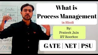 Chapter 2  Process Management in Hindi PART  1  GATE  NET  PSU [upl. by Auqeenahs]