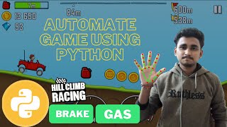 Python Project Automate Hill Climb Racing Game Using Python  OpenCv Mediapipe  KNOWLEDGE DOCTOR [upl. by Coletta]