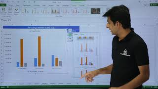 MS Excel  Design a Column Chart Part1 [upl. by Riay686]