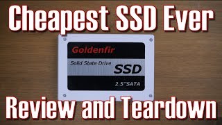 The Cheapest SSD on the Market Goldenfir SSD Review and Teardown [upl. by Crispa]