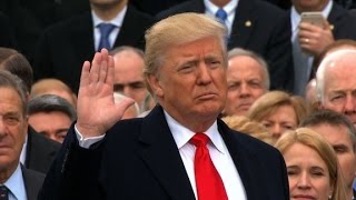 Donald Trump sworn in as 45th US President [upl. by Nine]