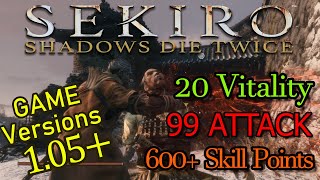 Sekiro Update 106 GET MAX STATS IN 10 MINUTES with Cheat Engine [upl. by Naejeillib570]