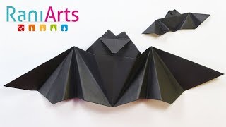 MURCIÉLAGO ORIGAMI FÁCIL  EASY ORIGAMI BAT [upl. by Kronfeld540]