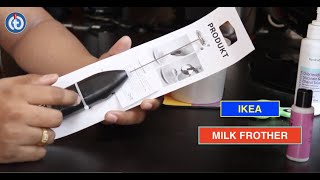 IKEA MILK FROTHER Review amp Battery Installation [upl. by Aeriela365]