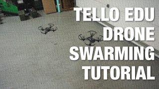 Tello EDU Drone Swarming Tutorial with Packet Sender and Python [upl. by Adalheid]