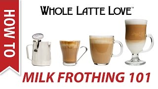 Milk Frothing for Beginners [upl. by Atwahs477]