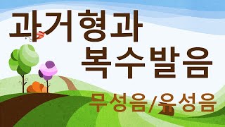 5 과거형과 복수 발음 무성음amp유성음 구분 [upl. by Charron]