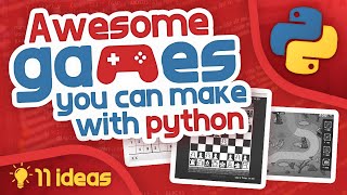 Python Projects Ideas  11 Awesome Games You Can Make With Python [upl. by Ydassac]