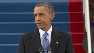 Inauguration 2013 President Obamas 2nd Inaugural Address Full Speech [upl. by Nogaem78]